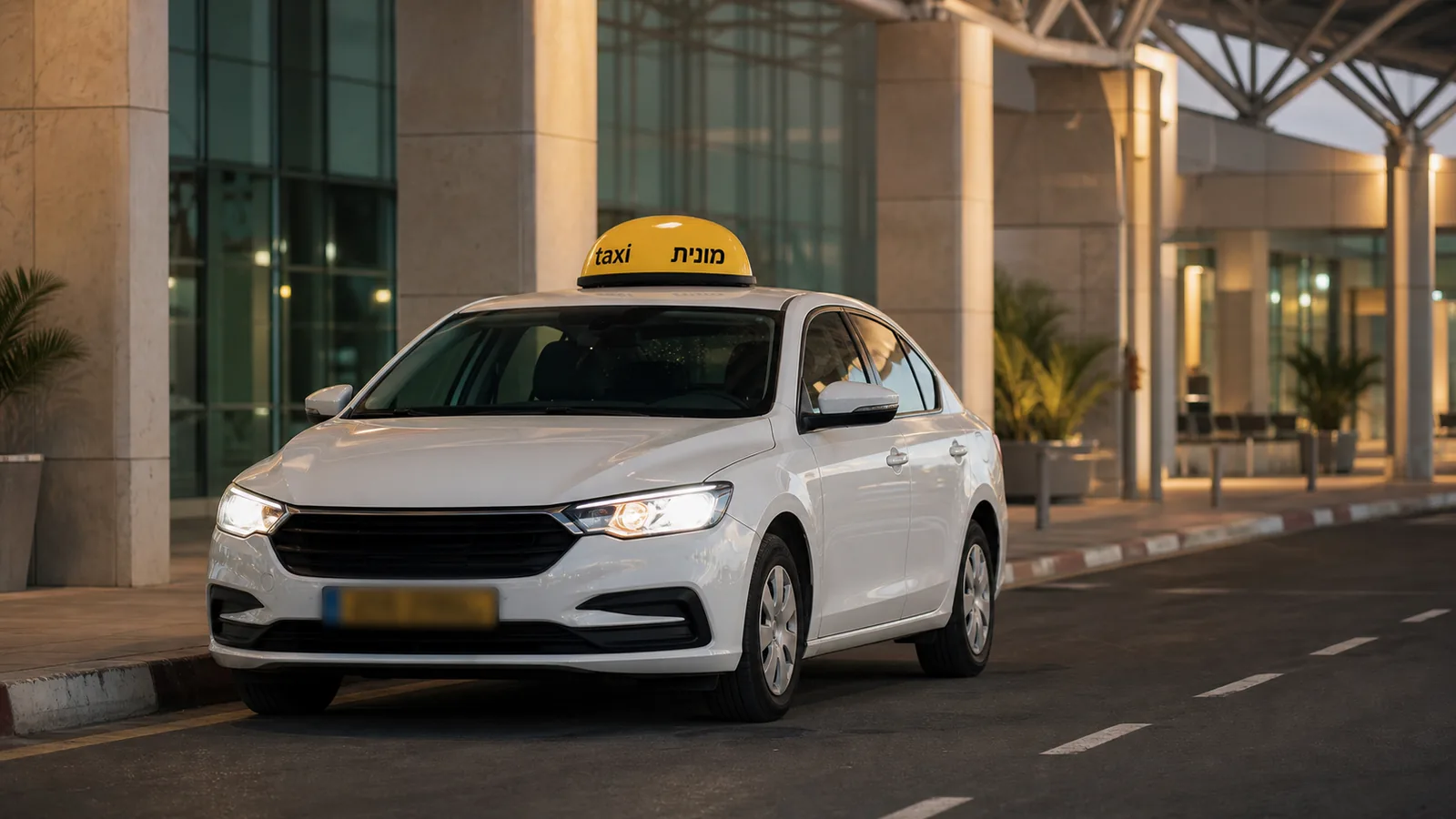 תמונה ראשית ייחודית למאמר איסוף מונית בטרמינל 3 בנתב״ג