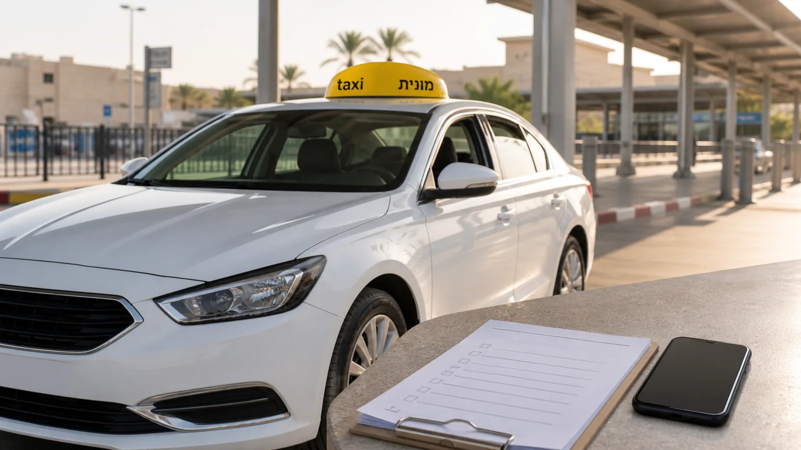 תמונה ראשית ייחודית למאמר איך לבדוק מחיר מונית לפני ההזמנה